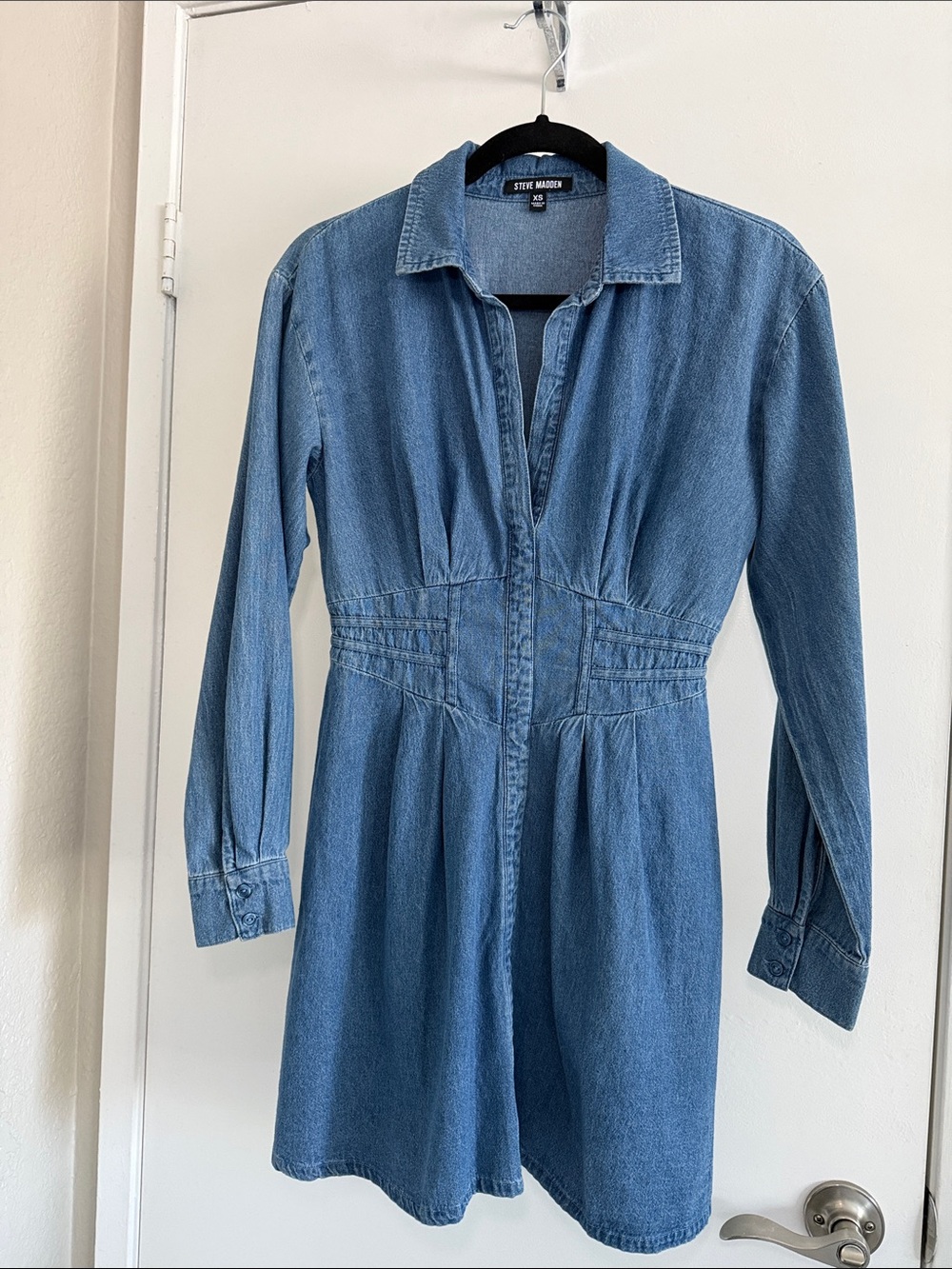 Steve Madden Denim Shirtdress | XS